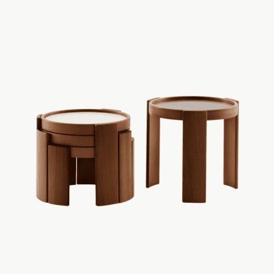 Cassina - 780 Nested Side Tables - japandi living room decor