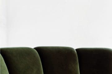 Green sofa design