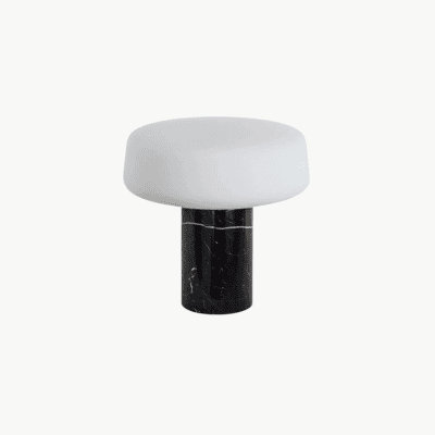 Case Furniture Solid Marble Rechargeable Table Lamp