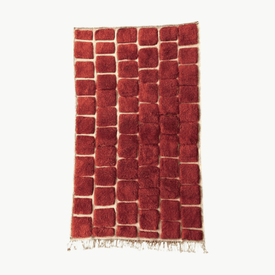 Terracotta Moroccan Rug 5x8 - Royal Nomadic