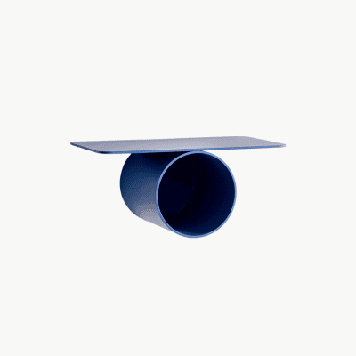 Raawii - floating bedside table - pipeline solo shelf