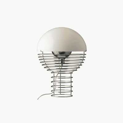 Wire Table Lamp by Verner Panton for Verpan