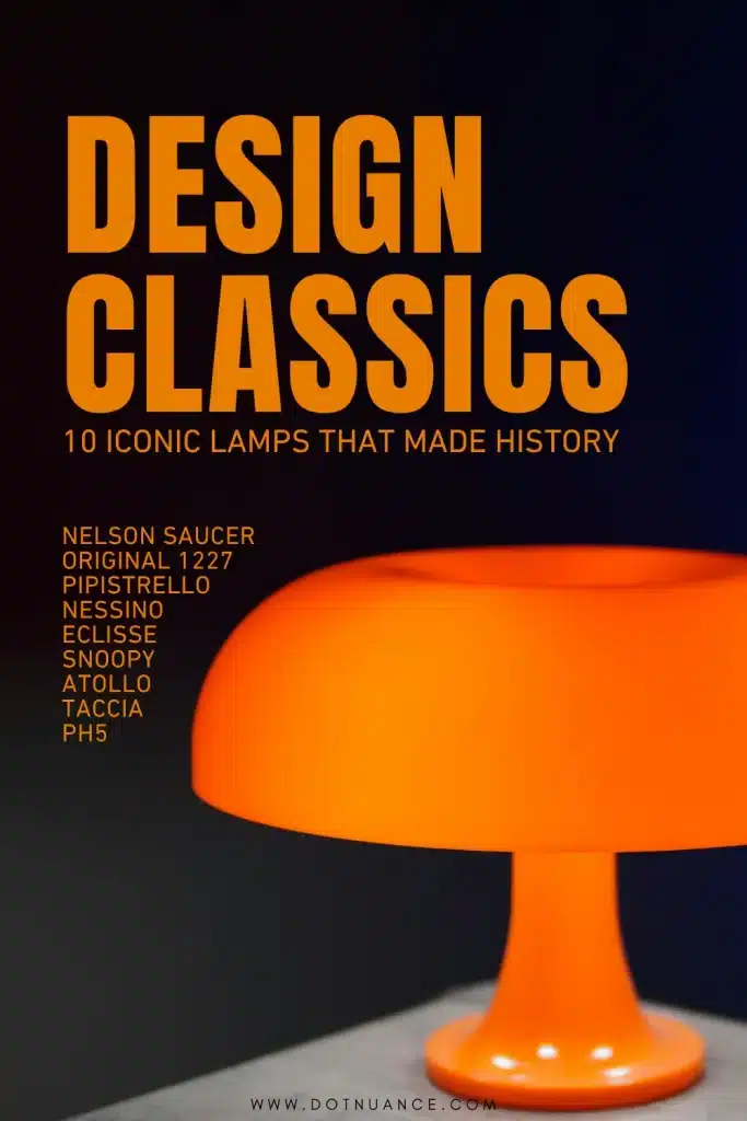 Design classic - 10 iconic lamps that made history Nessino table lamp